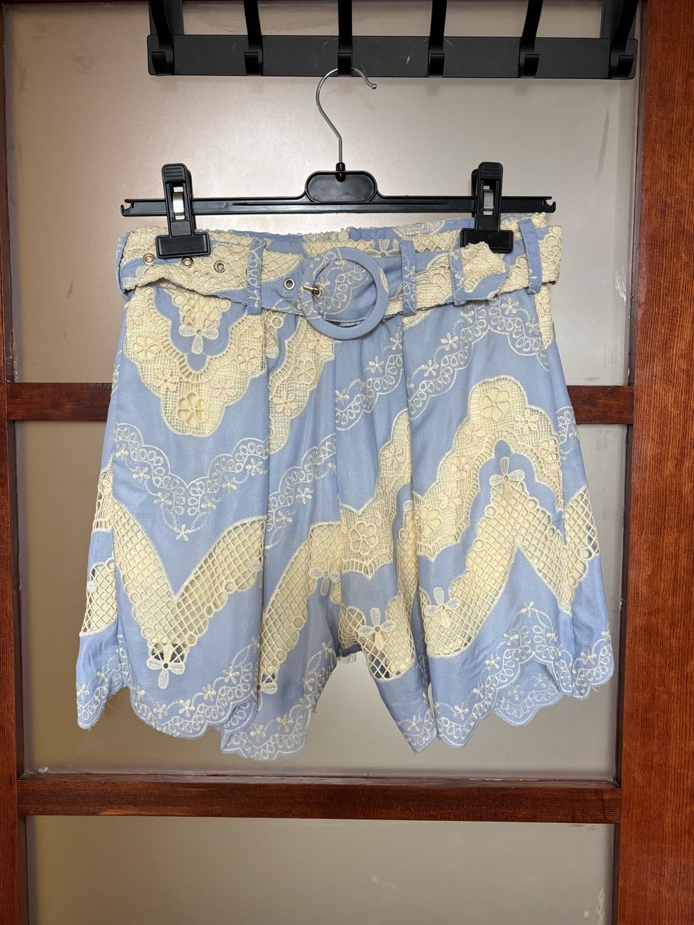 Dream Catcher Embroidered Lace Shorts